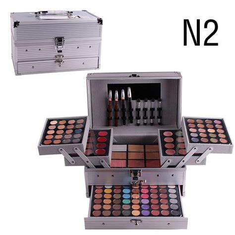 Miss Rose Makeup Kits Professional Three Layers Eyeshadow Lipstick