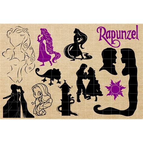 Rapunzel Silhouette Disney