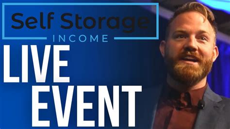 AJ Osborne Exclusive Self Storage Income Live Event Speech YouTube