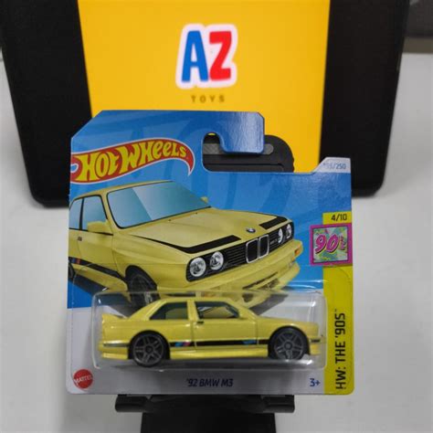 92 BMW M3 Hot Wheels Mainline Case L 2024 Short Card Shopee Malaysia