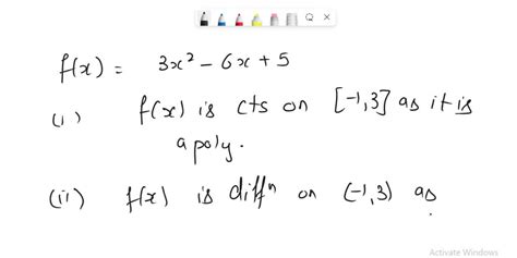 Solved Verify That The Function Satisfies The Three Hypotheses Of