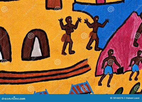 Traditional African Children Art Stock Photo - Image: 18146576