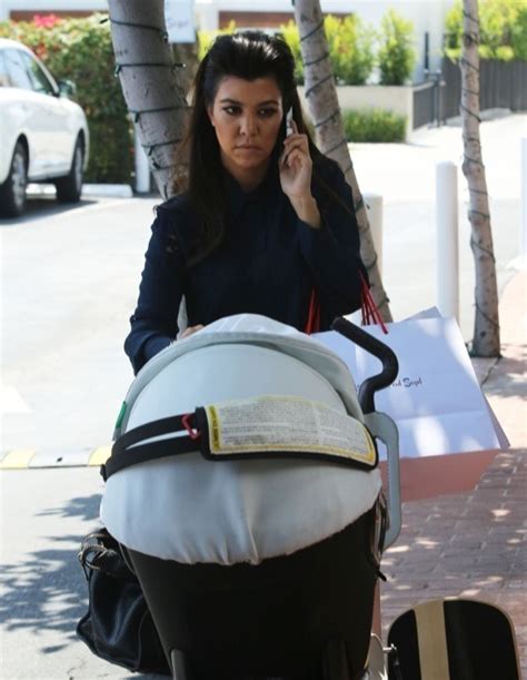 Kourtney Kardashian Takes Penelope Shopping | Celeb Baby Laundry