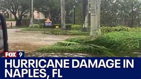 Hurricane Ian Damage Flooding In Naples Florida Youtube