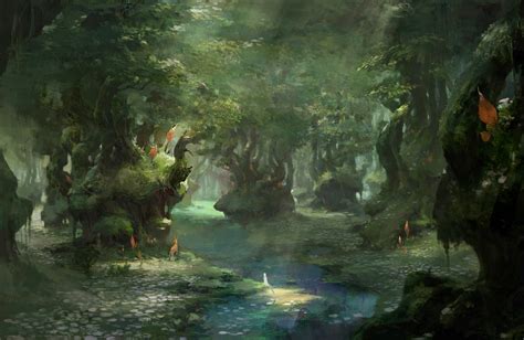 Fantasy Swamp - Artwork : xiaodi jin : Free Download, Borrow, and ...