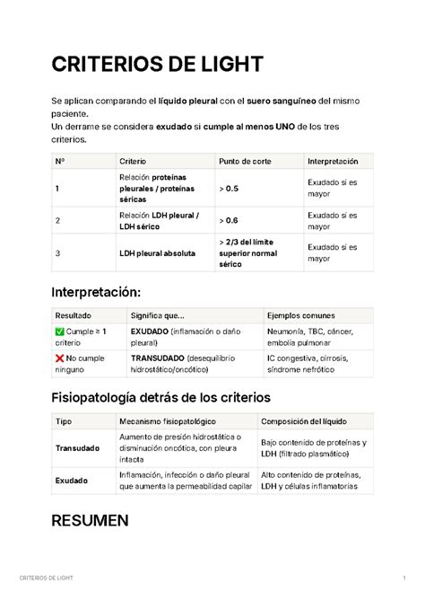 Criterios De Light 3