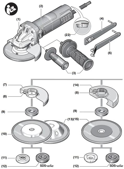 BOSCH GWS 750 S Professional Angle Grinder Instruction Manual