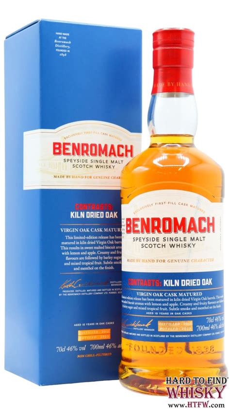 Benromach Contrasts Kiln Dried Oak Whisky