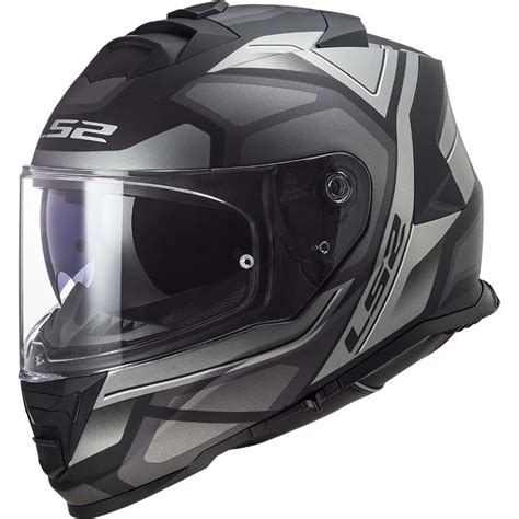 Ls Full Face Helmet Ff Storm Faster Matt Titanium