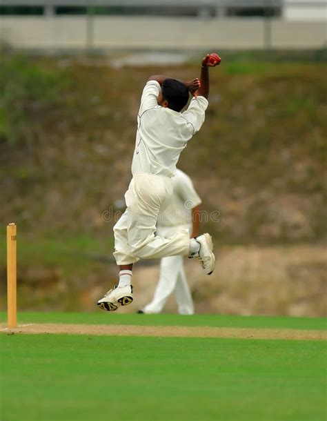 A cricket bowler stock photo. Image of player, bowling - 1084634