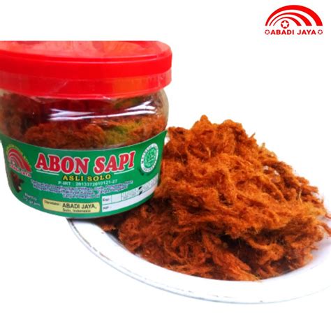 Jual Abon Sapi Toples Manis Pedas Abon Abadi Jaya Shopee Indonesia