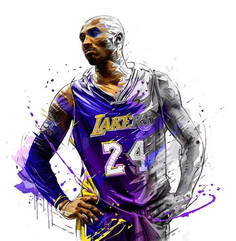 Kobe Bryant La Lakers Black Mamba Nba Basketball Great Fan Art Poster Life Size Posters