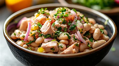 Weiße Bohnen Thunfisch Salat in nur 15 Minuten fertig Leckerschmecker