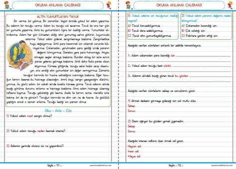 T Rk E Okuma Anlama Etkinlikleri Ercan Akmercan