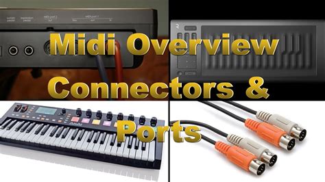 Midi Cables Connectors Midi Ports And Daisy Chain Youtube