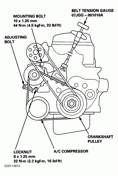 Diagrama De Caballería De Motor De Honda Accord 02v6 5 Hond