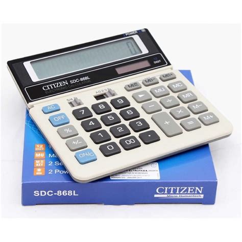 Jual Original Kalkulator Digital Calculator Citizen Sdc L Digit