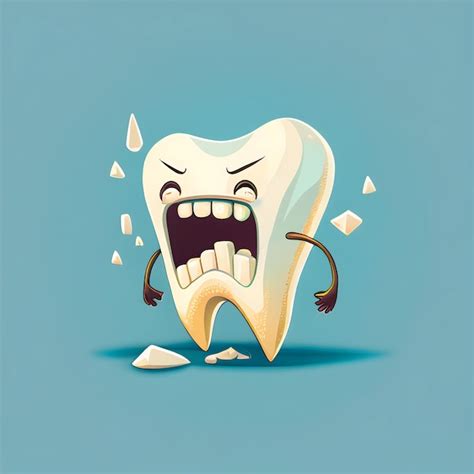 Angry Cartoon Teeth