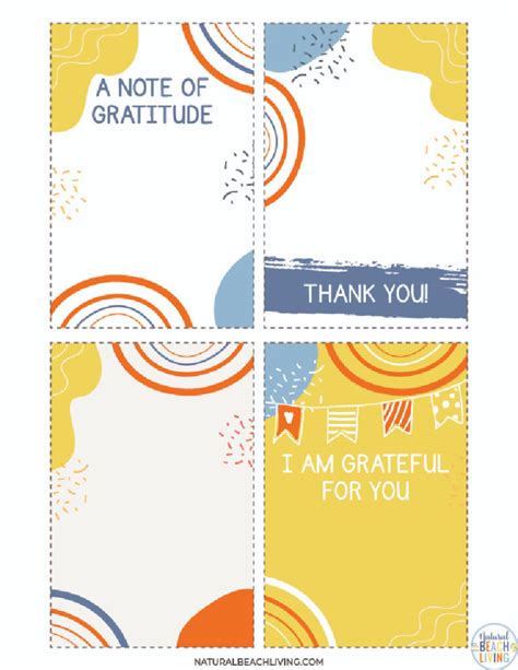 Gratitude Day Activities Free Printable Activities - Natural Beach Living