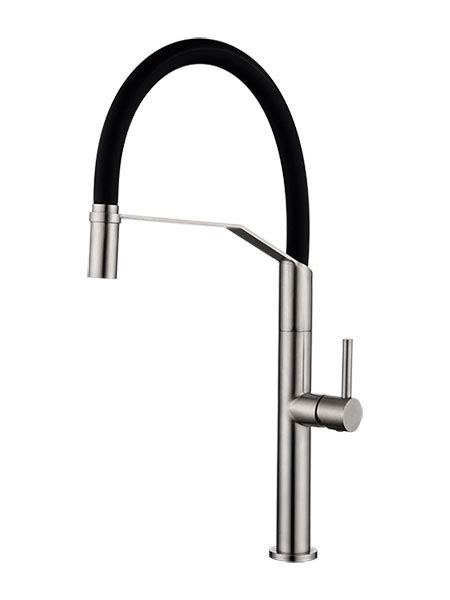 Grifo De Cocina Flexible Deva Acero