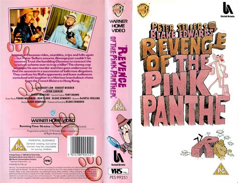 The Revenge Of The Pink Panther Vhs Peter Sellers Herbert Lom