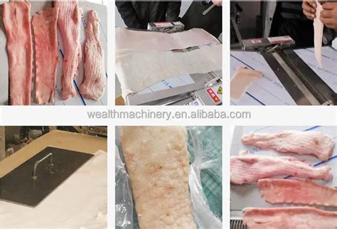 2022 Professional Pork Skin Removed Cutting Machine Pig Meat Peeling