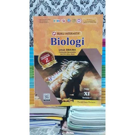 Jual BUKU PR INTERAKTIF BIOLOGI KELAS 11 SEMESTER 1 Terbaru 2022 2023