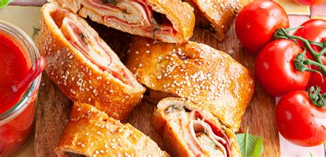 Stromboli Lecker Gefüllte Pizzarolle Rezept