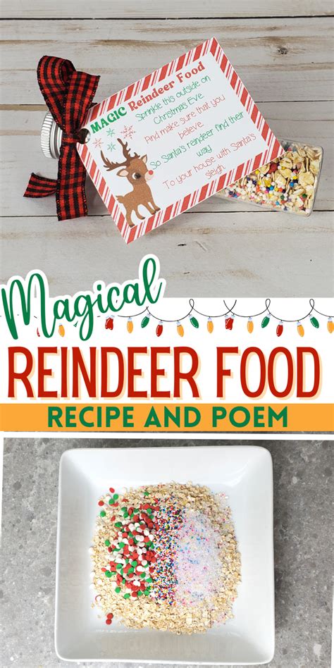 Diy Magic Reindeer Food Recipe Printable Cassie Smallwood In 2023