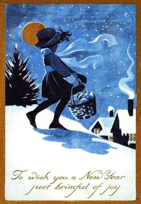 Winter Solstice Christmas Card Art Happy Winter Solstice Card Art