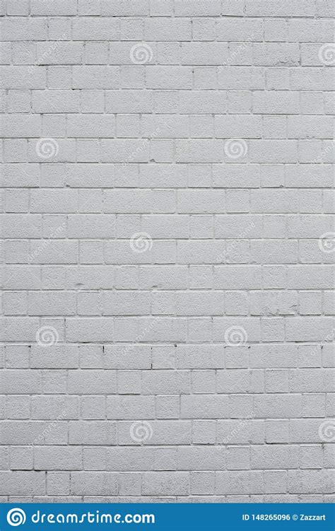 Abstract Weathered Textured White Brick Wall Background Stock Photo