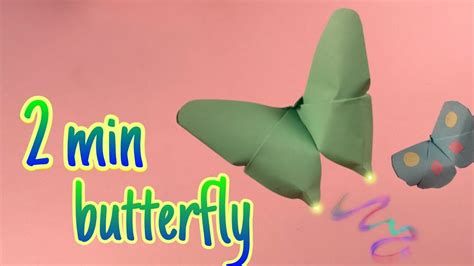 Origami Butterfly How To Make An Easy Origami Butterfly Youtube