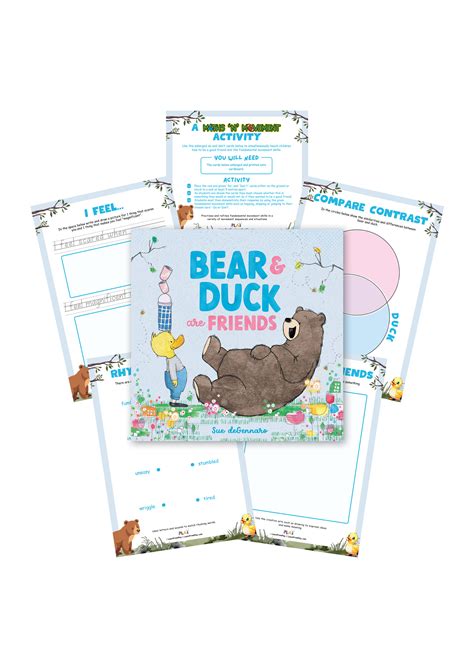 Bear And Duck Are Friends Book Activities