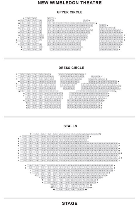 New Wimbledon Theatre Seating Plan - An Officer and a Gentleman The