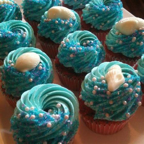 Under The Sea Sea Cupcakes Mermaid Cupcakes Ocean Cupcakes