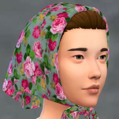 Babushka Scarf For All Ages The Sims 4 Create A Sim CurseForge