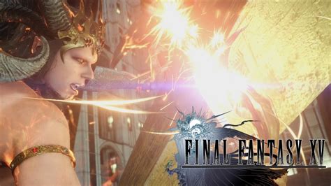 Final Fantasy XV Ifrit Full Boss Battle Shiva Bahamut Summons