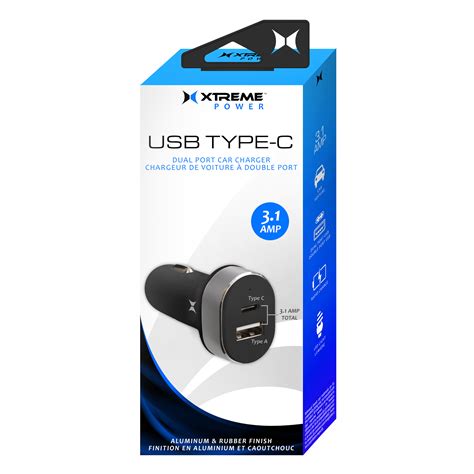 Dual Port Usb And Type C Car Charger Xtreme Cables