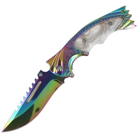 Knife Herbertz Solingen Rainbow Clip Point Folder Knivesmania