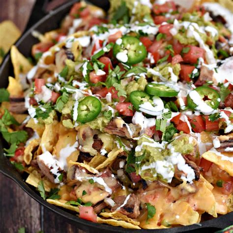 Carne Asada Nachos Recipe Cooking With Curls