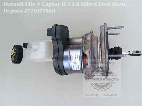 Renault Clio V Captur II H4M 1 6 Hibrit Fren Hava Deposu 472107786R