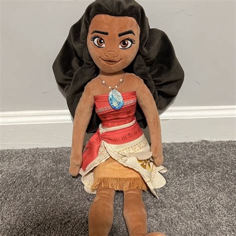 Disney Toys Disney Store Teenager Moana Plush Doll 2 Soft Tribal