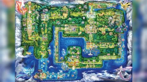 Pokémon regions from every game