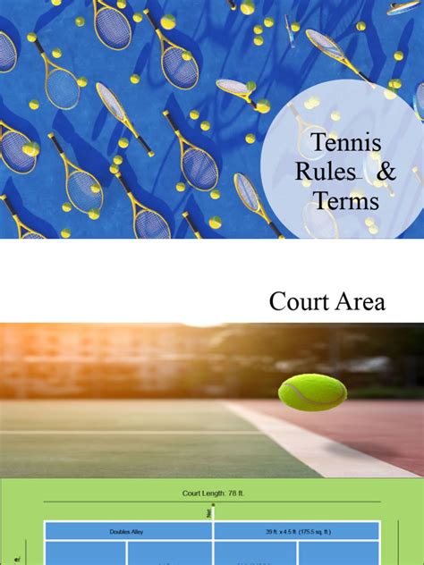 Tennis-Rules and Terms | PDF | Athletic Sports | Sports