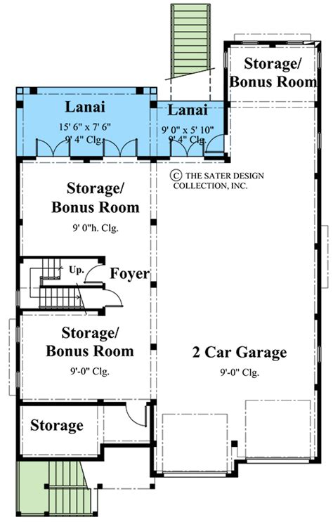 Raised Tidewater House Plan With 3 Beds And A 2 Car Drive Under Garage 340110str