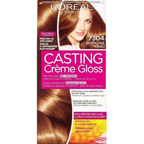 Loreal Paris Casting Creme Gloss Barva Na Vlasy 7304 Skořicová Sampooncz