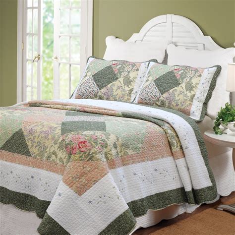 Cozy Line Home Fashion Williamsburg Forest Patchwork Quilt Set