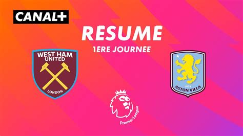 Le Résumé De West Ham Aston Villa Premier League 2024 25 J1 En