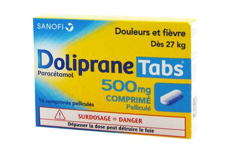 Doliprane Tabs Mg Comprim S Pellicul S Pharma M Dicaments