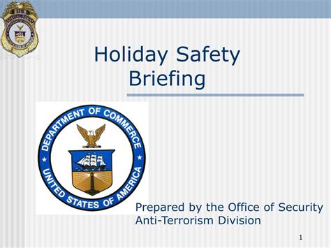 Ppt Holiday Safety Briefing Powerpoint Presentation Free Download